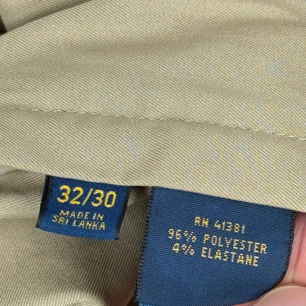 Polo Ralph Lauren Performance Chino Pants Mens 32x30 Tan Khaki‎ Stretch Golf
